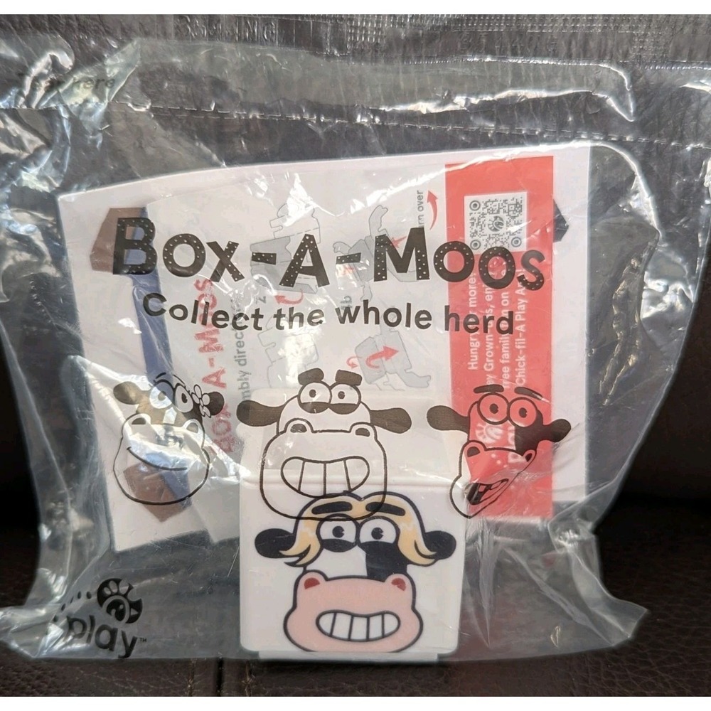 Chick-Fil-A Standing Cow And New Box-A-Moos‎ Collect The Whole Heard ~  Toy 2025